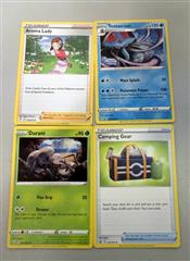 LOT 43 POKEMAN CARDS - HOLO GYARADOS VMAX & HOLO URSHIFU VMAX INCLUDED - LOT OF